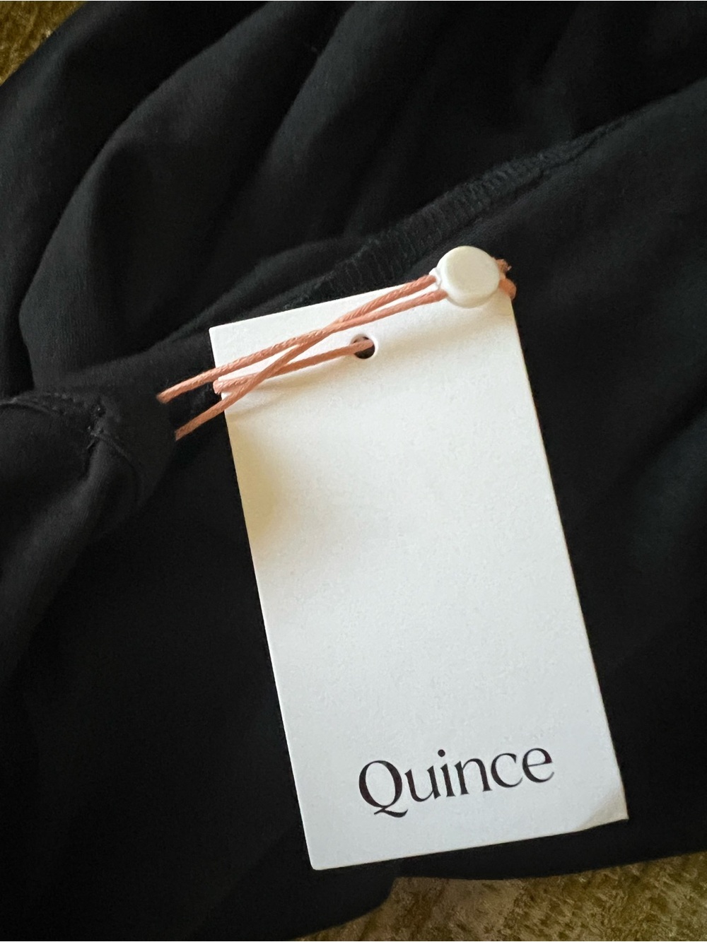 NWT Quince Tencel Jersey Tank Maxi Dress Black Medium